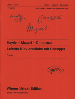 Haydn - Mozart - Cimarosa: Leichte Klavierstücke mit Übetips 2 i gruppen Noter & böcker / Piano/Keyboard / Klassiska noter hos musikskolan.se (UT52003)