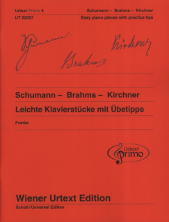Schumann - Brahms - Kirchner: Leichte Klavierstücke mit Übetips 4 i gruppen Noter & böcker / Piano/Keyboard / Klassiska noter hos musikskolan.se (UT52007)