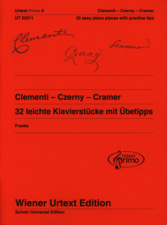 Clementi - Czerny - Cramer: Leichte Klavierstücke mit Übetips 6 i gruppen Noter & böcker / Piano/Keyboard / Klassiska noter hos musikskolan.se (UT52011)