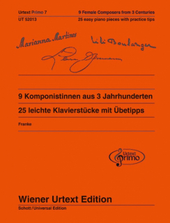 9 Female Composers from 3 Centuries: Leichte Klavierstücke mit Übetips 7 i gruppen Noter & böcker / Piano/Keyboard / Klassiska noter hos musikskolan.se (UT52013)