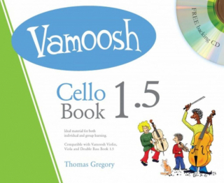 Vamoosh Cello Book 1.5 i gruppen Noter & böcker / Cello / Spelskolor hos musikskolan.se (VAM24)