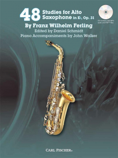 Ferling: 48 Studies Op 31 /Altsax  i gruppen Noter & böcker / Saxofon / Playalong för saxofon hos musikskolan.se (WF80)