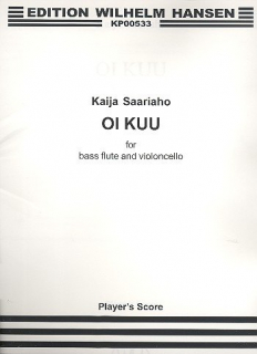 Saariaho: Oi Kuu för basflöjt och cello i gruppen Noter & böcker / Flöjt / Altflöjt och basflöjt hos musikskolan.se (WHKP00533)
