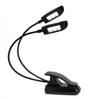 Notställsbelysning Wibra musik 6 LED-lampor i gruppen Instrument & tillbehör / Notställ & belysning hos musikskolan.se (WIB206119)