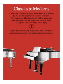 Classics to Moderns 1 i gruppen Noter & böcker / Piano/Keyboard / Klassiska noter hos musikskolan.se (YK20014)