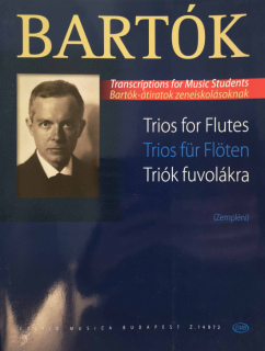 Bela Bartók: Trios for Flute i gruppen Noter & böcker / Flöjt / Trios: tre flöjter hos musikskolan.se (Z14972)