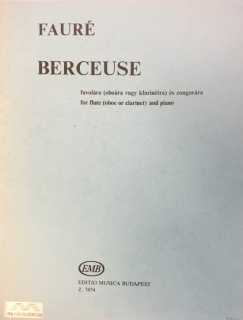 Fauré: Berceuse Fl+Pi i gruppen Noter & böcker / Flöjt / Flöjt med pianoackompanjemang hos musikskolan.se (Z7674)