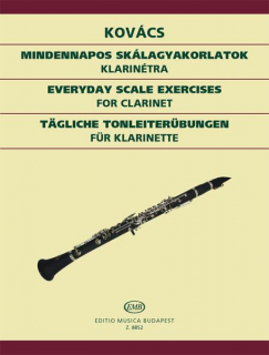 Kovacs: Dagliga övningar - Kl i gruppen Noter & böcker / Klarinett / Spelskolor, etyder och övningar hos musikskolan.se (Z8852)