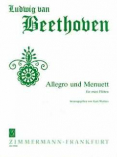 Beethoven:Allegro+Menuett i gruppen Noter & böcker / Flöjt / Duetter - 2 flöjter / 2 flöjter+piano hos musikskolan.se (ZM1040)
