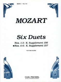 Mozart: 6 Duette del 2 i gruppen Noter & böcker / Flöjt / Duetter - 2 flöjter / 2 flöjter+piano hos musikskolan.se (ZM1043)