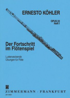 Köhler: Etyder op 33:1 fl i gruppen Noter & böcker / Flöjt / Spelskolor, etyder och övningar hos musikskolan.se (ZM1090)