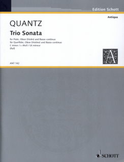 Quantz: Triosonat c-moll 2 Fl+pi i gruppen Noter & böcker / Flöjt / Duetter - 2 flöjter / 2 flöjter+piano hos musikskolan.se (ZM1095)