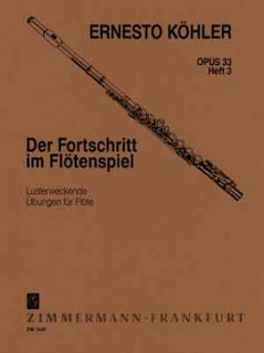 Köhler: Etyder op 33:3 i gruppen Noter & böcker / Flöjt / Spelskolor, etyder och övningar hos musikskolan.se (ZM1242)