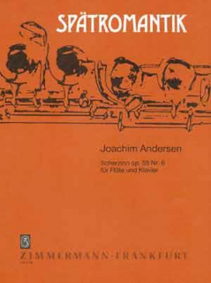 Andersen: Scherzino op 55:6 /Fl+pi i gruppen Noter & böcker / Flöjt / Flöjt med pianoackompanjemang hos musikskolan.se (ZM1732)