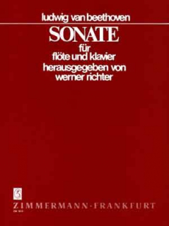 Beethoven: Sonata for flute and piano i gruppen Noter & böcker / Flöjt / Flöjt med pianoackompanjemang hos musikskolan.se (ZM19100)