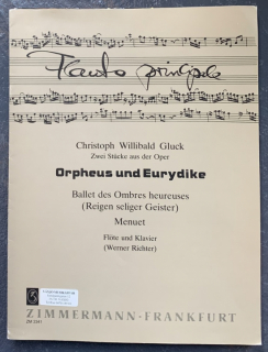 Gluck: Dans på de.. för flöjt och piano i gruppen Noter & böcker / Flöjt / Flöjt med pianoackompanjemang hos musikskolan.se (ZM2341)