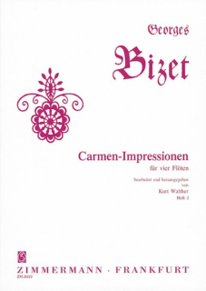 Bizet: Carmen-impressionen Heft 2 för fyra flöjter i gruppen Noter & böcker / Flöjt / Kvartetter: 4 flöjter hos musikskolan.se (ZM28220)