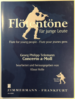 Telemann: Concerto a-Moll - 3Fl i gruppen Noter & böcker / Flöjt / Trios: tre flöjter hos musikskolan.se (ZM28260)