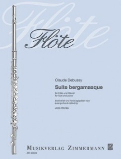 Debussy: Suite bergamasque Flöjt+piano i gruppen Noter & böcker / Flöjt / Flöjt med pianoackompanjemang hos musikskolan.se (ZM30590)