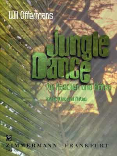 Jungle Dance fot Bottles & Flute i gruppen Noter & böcker / Flöjt / Flute Choir / flöjtensemble hos musikskolan.se (ZM3143)