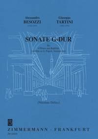 Besozzi/Tartini: Sonat G /4Fl+B i gruppen Noter & böcker / Flöjt / Flute Choir / flöjtensemble hos musikskolan.se (ZM3262)