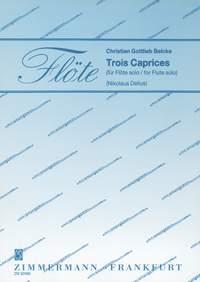 Belcke: Trois Caprices - Fl i gruppen Noter & böcker / Flöjt / Soloflöjt hos musikskolan.se (ZM32660)