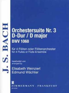 Bach: Suite Nr 3 D-dur /4 Fl (Flute Choir) i gruppen Noter & böcker / Flöjt / Flute Choir / flöjtensemble hos musikskolan.se (ZM34330)