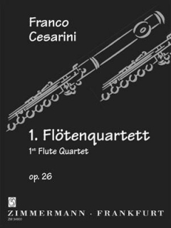 Cesarini: 1st Flute Quartet i gruppen Noter & böcker / Flöjt / Kvartetter: 4 flöjter hos musikskolan.se (ZM34900)