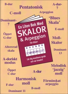 En liten bok med skalor & arpeggion i gruppen Noter & böcker / Gitarr/Elgitarr / Spelskolor och teori hos musikskolan.se (am969980)