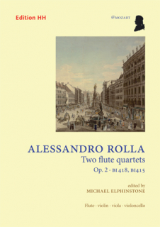 Rolla Alessandro: Two flute quartets Op. 2 i gruppen Noter & böcker / Flöjt / Kvartetter: 4 flöjter hos musikskolan.se (hh299fsp)