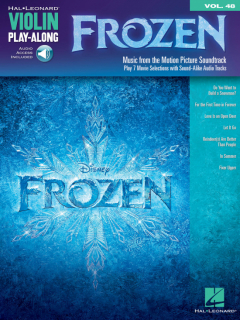 Hal Leonard Violin Playalong Frozen Vol 48 i gruppen Noter & böcker / Violin / Notsamlingar hos musikskolan.se (hl00126478)