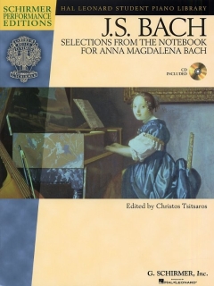 Bach: Selections from the Notebook for Anna Magdalena Bach i gruppen Noter & böcker / Piano/Keyboard / Klassiska noter hos musikskolan.se (hl00296589)