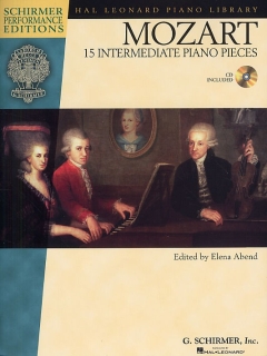 Mozart: 15 Intermediate Piano Pieces i gruppen Noter & böcker / Piano/Keyboard / Klassiska noter hos musikskolan.se (hl00296686)