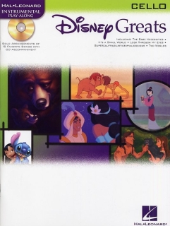 Disney greats - cello med ljudfiler i gruppen Noter & böcker / Cello / Notsamlingar hos musikskolan.se (hl00841943)