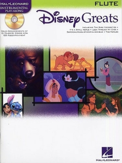 Disney greats - flöjt med ljudfiler i gruppen Noter & böcker / Flöjt / Notsamlingar hos musikskolan.se (hld00841934)