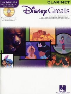 Disney greats - klarinett med ljudfiler i gruppen Noter & böcker / Klarinett / Notsamlingar hos musikskolan.se (hld00841935)