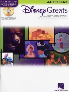 Disney greats - altsax med ljudfiler i gruppen Noter & böcker / Saxofon / Notsamlingar hos musikskolan.se (hld00841936)