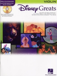 Disney greats - violin med ljudfiler i gruppen Noter & böcker / Violin / Notsamlingar hos musikskolan.se (hld00841941)