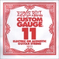 Elgitarrsträng Ernie Ball 0.11 (även western)