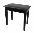 Pianopall Pulse Svart polerad med notfack