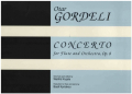 Gordeli, Otar: Concerto for Flute and Piano Op. 8