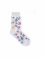 Sockar med musikmönster stl 25-27