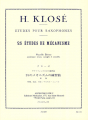 Klose: 25 etudes mecanisme för saxofon