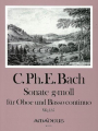 CPE Bach: Sonate in g-moll /oboe+pi