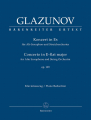 Glazunov: Concerto In Es op. 109 - Sax + Pi