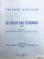 Escaich: Le chant des tenebres Konsert för sopransaxofon eller Bb-klarinett och piano