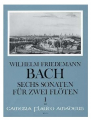 WF Bach: Sechs Sonaten für zwei Querflöten Volym 1