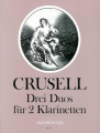 Crusell: 3 Duos op.6 für 2 Klarinetten