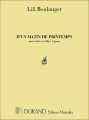 Boulanger Lili: D'un matin de printemps för violin/flöjt och piano