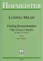 Milde: 50 Concert Studies op. 26  Vol 2 för Fagott